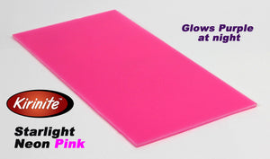 Starlight Neon Pink Kirinite in light